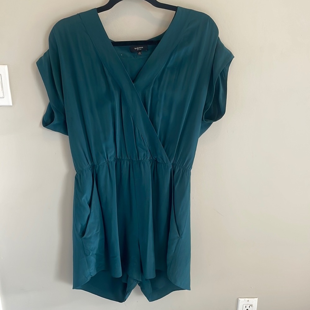 Teal Aritzia Romper
